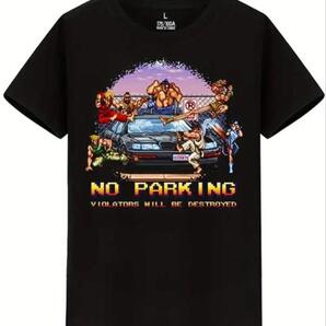 ストリートファイター2 Tシャツ L ボーナスステージ 駐車禁止