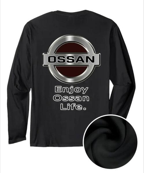 背面プリント OSSAN Enjoy Life 長袖Tシャツ ロンT L