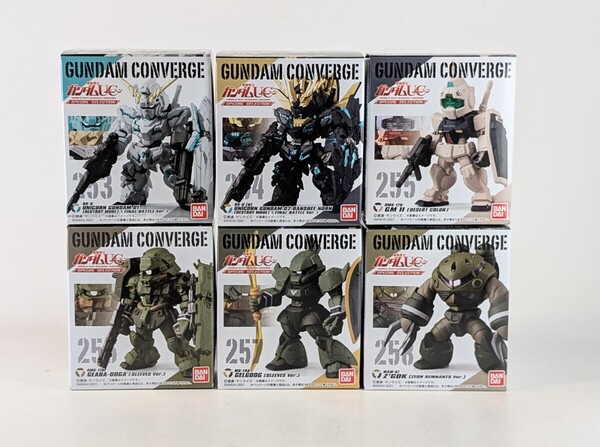 【未開封新品フルコンプ】FW GUNDAM CONVERGE 機動戦士ガンダムUC SPECIAL SELECTION 全6種セット ガンダムコンバージ バンダイ