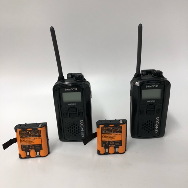 【中古】KENWOOD UBZ-LP20 トランシーバー 6台セット Yahoo!オークション -「ケンウッド トランシーバー ubz-lp20」の