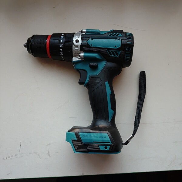 WE factory 18V 充電式ブラシレス振動ドリルドライバ マキタ電池対応 コードレス マキタ 互換 ブラシレスモーター MAKITA