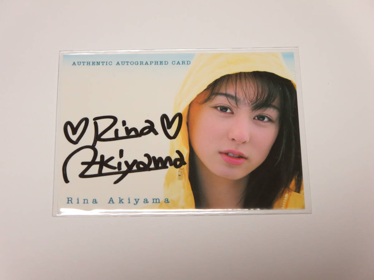 秋山莉奈 サイン色紙 カードセット 2025年最新】Yahoo!オークション -秋山莉奈 サインの中古品
