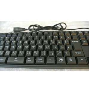 ■新品 親指シフト表記付きUSBライトタッチキーボード(黒)指や肩が痛くありませんか?
