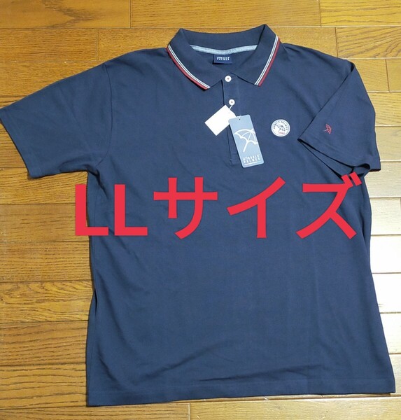 LLサイズ!送料無料!即決!Arnold Palmer 半袖 ポロシャツ 紺色【刺繍ロゴ ワッペン】 綿100% メンズ ゴルフウェア カジュアル 紳士用 XL