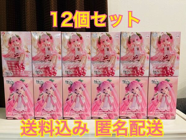 桜ミク ぬーどる ストッパー フィギュア 2024 パールカラー ver. 6個 2025 ver. 6個 計12個セット まとめ売り ミク 初音ミク