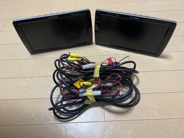 pioneer パイオニア カロッツェリア TVM-PW910 910T 2台セット VGA 9V型モニター ヘッドレストモニター HDMI