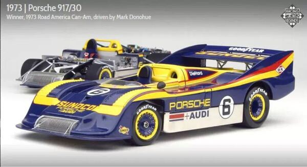 新品★ EXOTO 1/18 Porsche 917/30 Can-Am 1973 Winner #6 Extra Chasis Edtion エグゾト ポルシェ 2台セット