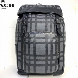 送料無料★ コーチ メンズ COACH ワイルド プレイド ヘンリー リュックサック バックパック