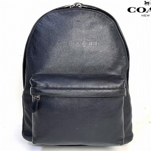 送料無料★ コーチ メンズ COACH チャールズ スポーツ カーフ レザー バックパック リュック ブラック