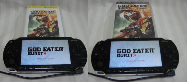 送料無料!ゲームソフト2本まとめてセット●清掃済み読み込み確認済み●ゴッドイーターバースト 通常版とアドベント版 GOD EATER BURST