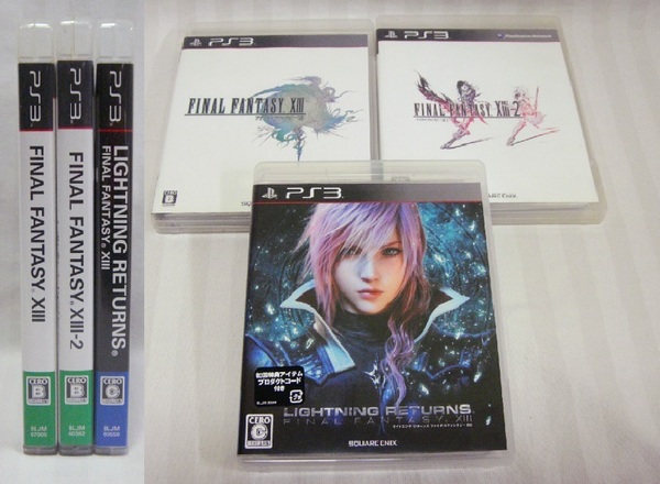 3本セット!送料無料!盤面美品!読込確認済●FINAL FANTASY ⅩⅢ ⅩⅢ-2 LIGHTNING RETURNS ファイナルファンタジー13