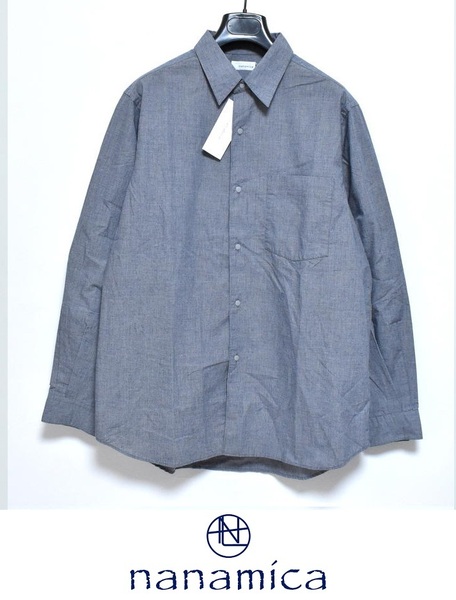【送料無料】新品 nanamica ナナミカ Regular Collar Wind Shirt S SUGF354 レギュラーカラーウインドシャツ