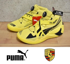 【送料無料】新品 Porsche Legacy × Puma Disc Rebirth 28.5cm【Celandine】195370-01 ポルシェ プーマ ディスク