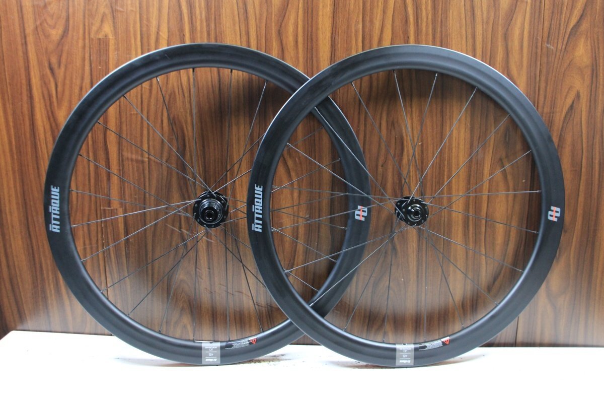 【ATTAQUE Carbon 50mm ホイールセット（前後）】 ATTAQUE Carbon 50mm クリンチャーホイールレビュー | 軽量
