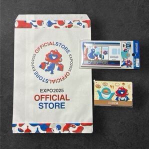 【大阪万博・関西万博限定】ミャクミャク×イコちゃん 記念 ICOCA カードケースセット(ミニ紙袋付き)