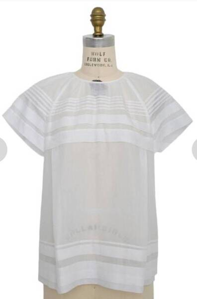 Drawer コットンピンタックショートスリーブ ブラウス ドゥロワー ユナイテッドアローズ united arrows トップス 36サイズ 美品