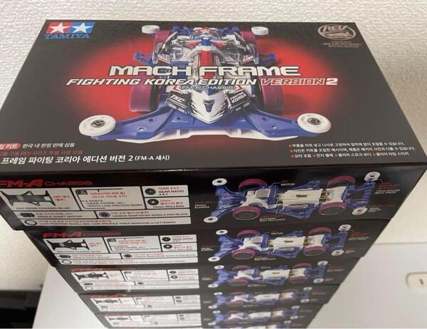 7台セット ミニ四駆 マッハフレーム vr.2 韓国エディション