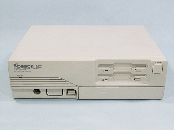 ① NEC PC-9801UF ● メンテ済・電池交換済・動作確認済 ● RAM 640KB 3.5インチFDD×2 ● S/N:17057951A ● Sodick EDM EX21