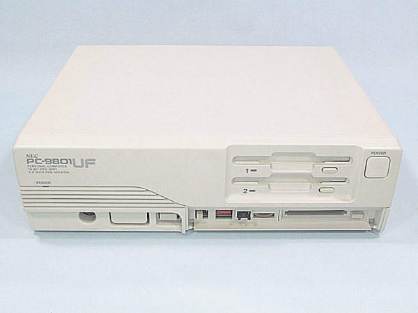 ② NEC PC-9801UF ● メンテ済・電池交換済・動作確認済 ● RAM 640KB 3.5インチFDD×2 ● S/N:26007071A ● Sodick EDM EX21
