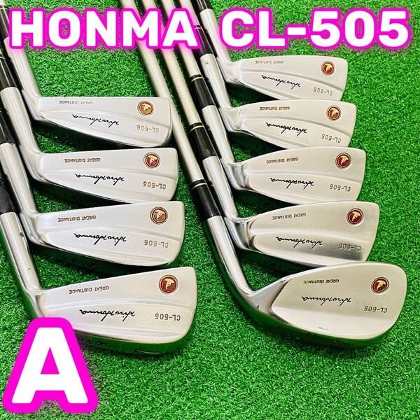 8572 本間ゴルフ HONMA ホンマゴルフ CL-505 レディース 女性用 右利き アイアン9本セット フレックスA 4.5.6.7.8.9.10.11.SW 送料無料