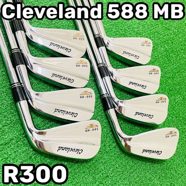 8595 Cleveland 588 MB クリーブランド AMT BLACK R300 アイアン8本セット メンズ 右利き ゴルフクラブ 3.4.5.6.7.8.9.P 送料無料 匿名配送