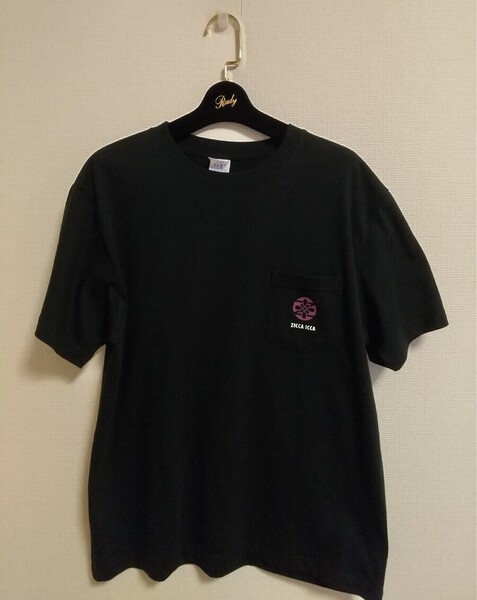 ZICCA ICCA FUN FAN TOUR 2025 胸ポケット Tシャツ char 黒 メンズ Mサイズ 状態良 ファンクラブツアー 送料込み