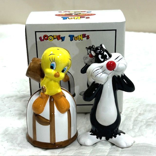 当時物 レア ルーニーテューンズ シルベスター トゥイーティー フィギュリン Yahoo!オークション -「tweety トゥイーティー」(アンティーク