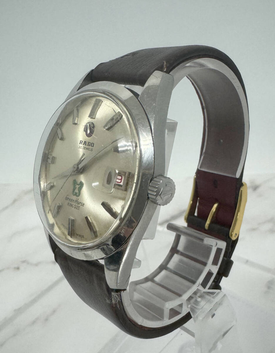 稼働品 希少 RADO ラドー NEW GREEN HORSE ニューグリーンホース