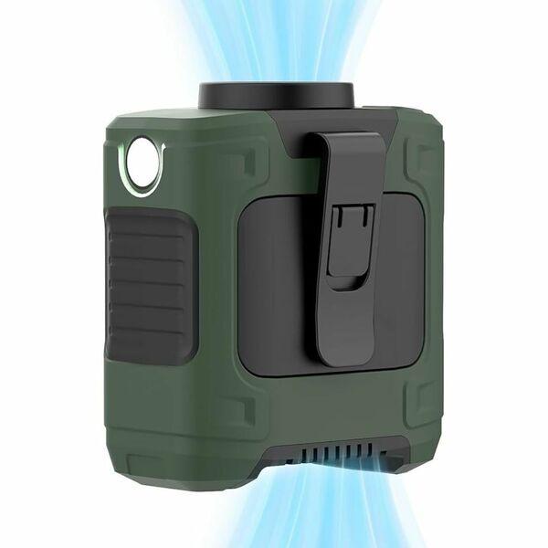 ベルトファン 腰掛け扇風機 強力 3段階風量調節 腰掛けファン 10000mAh