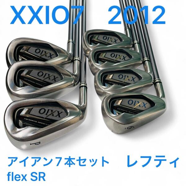 XXIO 7 2012 MP700 ゼクシオ アイアン7本 flex SR 左 レフティ アイアンセット 6-PW ダンロップ