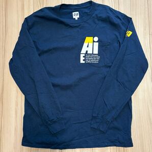 【新品】aie ロンT ネイビー L