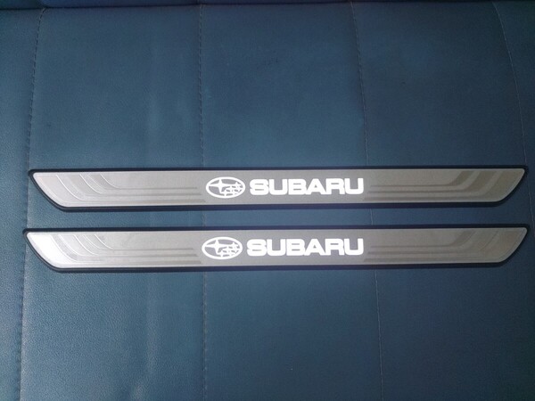 【SUBARU・XV/GT】LEDサイドシルプレート【スバル純正】中古