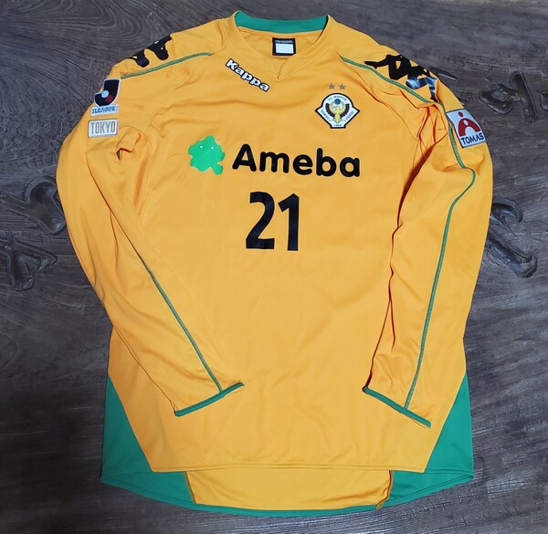 値下交渉 2008年 東京ヴェルディ ゴールキーパー 選手支給品 Kappa 長袖 MADE IN JAPAN 検/ J1 TOKYO VERDY 1969 PLAYER ISSUED SHIRT Y2K