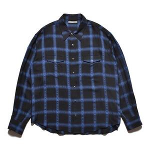 25SS新品★MINEDENIM【マインデニム】レーヨン ウール Neon Ombre Western シャツ サイズ3★comoli オーラリー パンツ ヤエカ