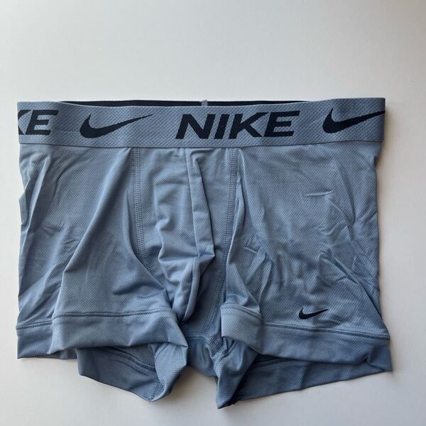 NIKE ナイキ メンズボクサー M(S) ブルーグレー スポーツインナー スポーツメッシュ メンズインナー 男性インナー 男性パンツ 下着