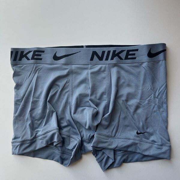 NIKE ナイキ メンズボクサー L(M) ブルーグレー ボクサーパンツ スポーツメッシュ スポーツインナー メンズインナー 男性インナー
