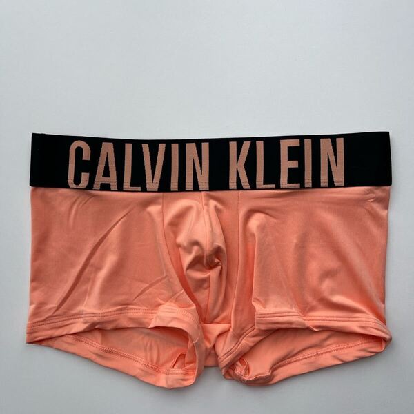 Calvin klein カルバンクライン ローライズボクサー M(S) ライトオレンジ ナイロンストレッチ ボクサーパンツ メンズインナー 下着