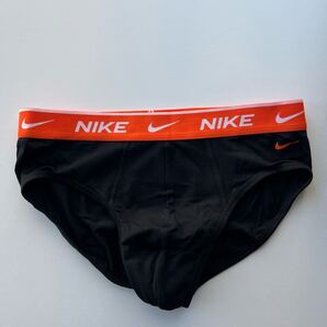 NIKE ナイキ メンズビキニ M(S) 黒 ブラック ビキニブリーフ コットンストレッチ メンズブリーフ メンズインナー 男性ブリーフ