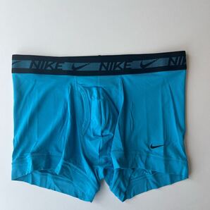 NIKE ナイキ メンズボクサー M(S) ライトブルー スポーツインナー ナイロンストレッチ ボクサーパンツ メンズパンツ 男性パンツ