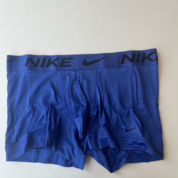 NIKE ナイキ メンズボクサー L(M) ブルー スポーツインナー スポーツメッシュ ボクサーパンツ メンズパンツ メンズインナー 下着
