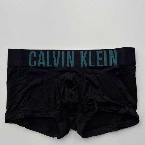 Calvin klein カルバンクライン ローライズボクサー L(M) ブラック 黒 ナイロンストレッチ ボクサーパンツ メンズインナー 男性下着