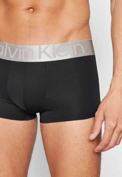 Calvin klein カルバンクライン ローライズボクサー M(S) ブラック 黒 ボクサーパンツ ナイロンストレッチ メンズインナー 男性下着