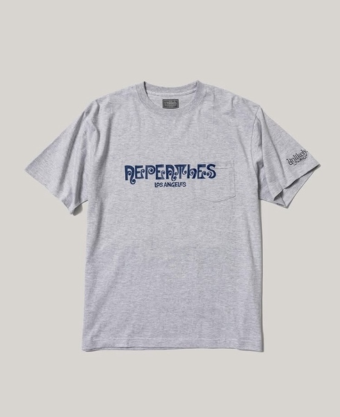 ★送料無料★Lサイズ Ash Grey NEPENTHES UNLIKELY Hanai ICON POCKET tee Tシャツ アンライクリー ネペンテス アッシュ