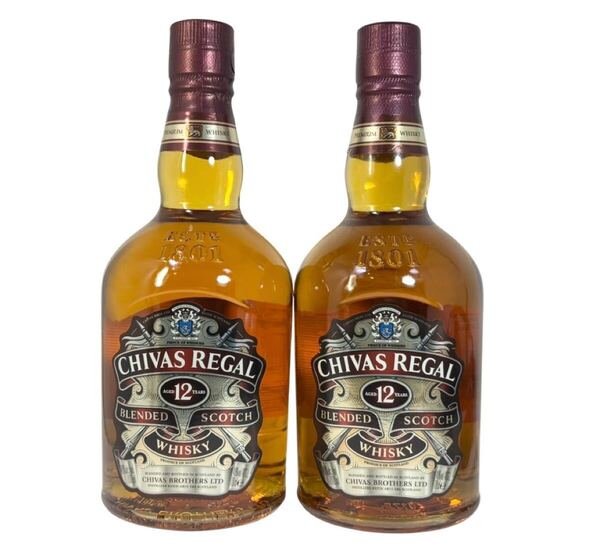 【送料無料!!】シーバスリーガル 12年 CHIVAS REGAL AGED 12YEARS ウイスキー whisky 2本セット 700ml 40% 2本セット