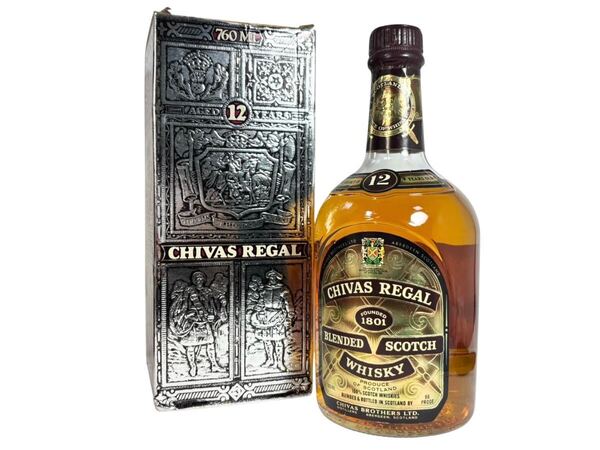 【送料無料!!】シーバス・リーガル 12年 CHIVAS REGAL 12 YEARS OLD 760ml 43% スコッチ ウイスキー 箱付き