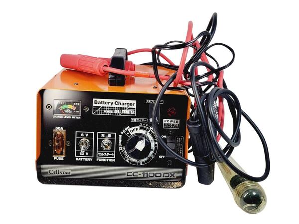 【送料無料!!即決価格!!】 Cellstar セルスター バッテリー充電器 CC-1100DX Battery Charger AC100V/50/60HZ 250VA バッテリー