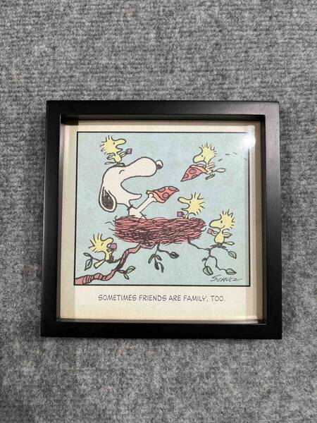 希少【Hallmark】PEANUTS アートフレーム スヌーピー&ウッドストック ビンテージ