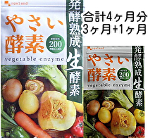 4か月分 やさい酵素 サプリメント ダイエット ビタミン 酵素 野草 海藻 酵母 果物 オーガランド ogaland 送料無料 即決 匿名配送