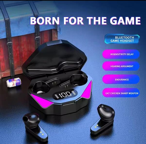Bluetooth ゲームワイヤレスヘッドセット(ブラック)