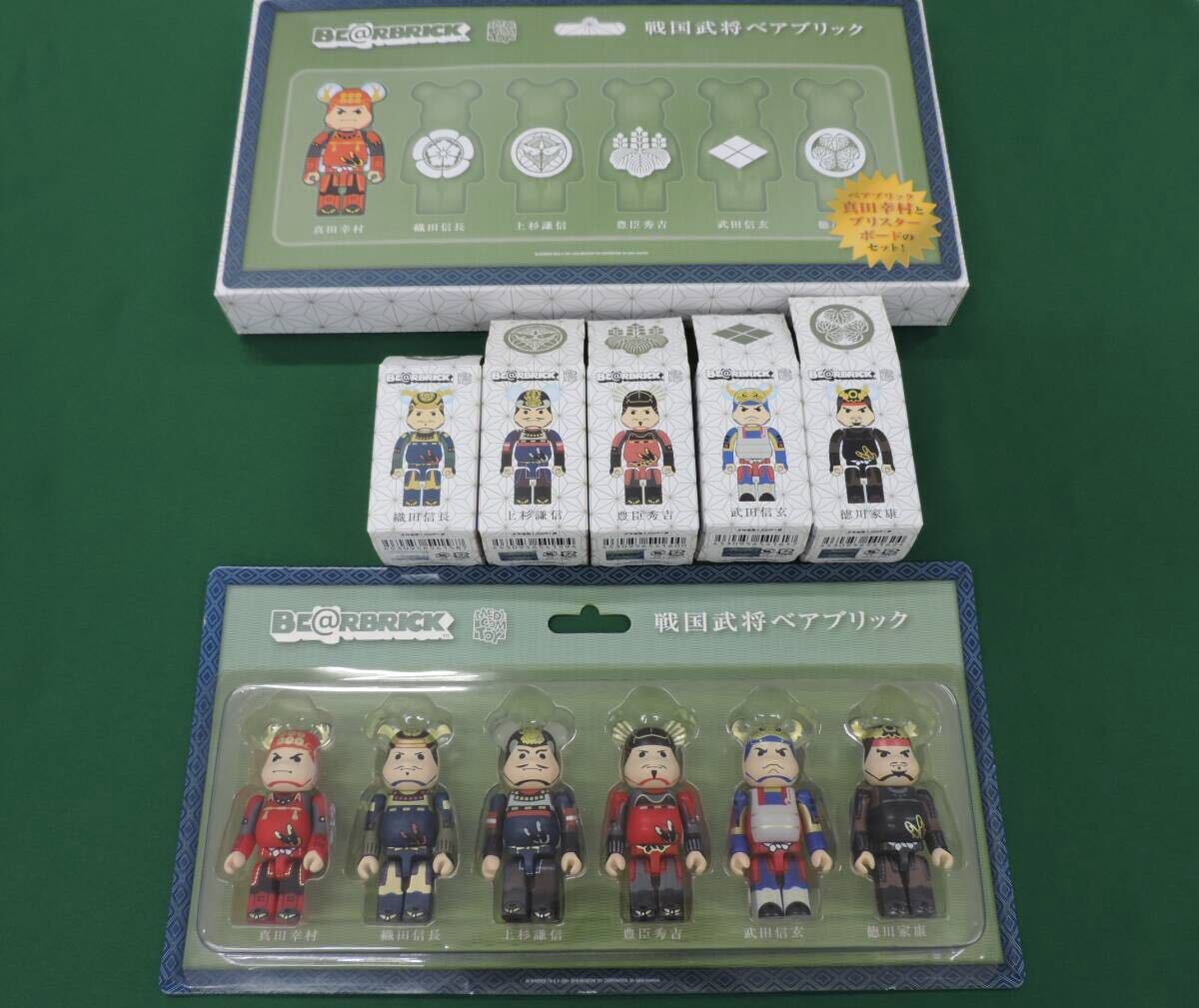 新品未開封】BE@RBRICK ベアブリック 戦国武将セット - メルカリ